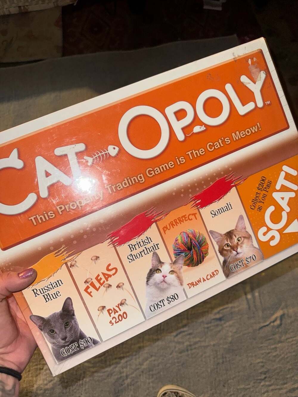 Late for the Sky Catopoly Monopoly Board Game